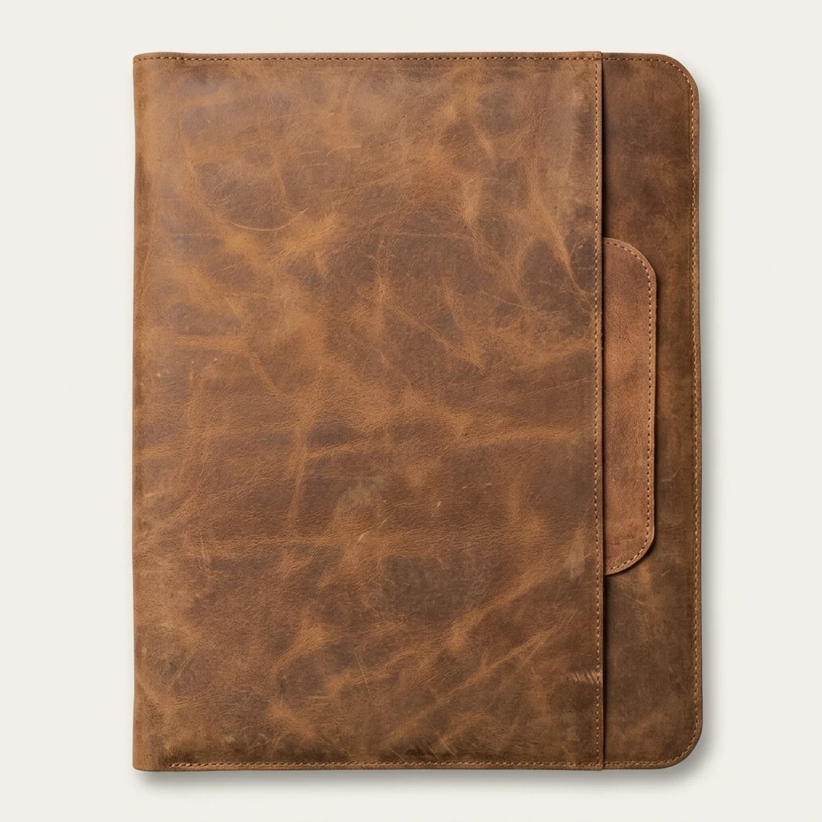 Vintage Leather Laptop Folio manufactured by Aly Leather Co., Sialkot