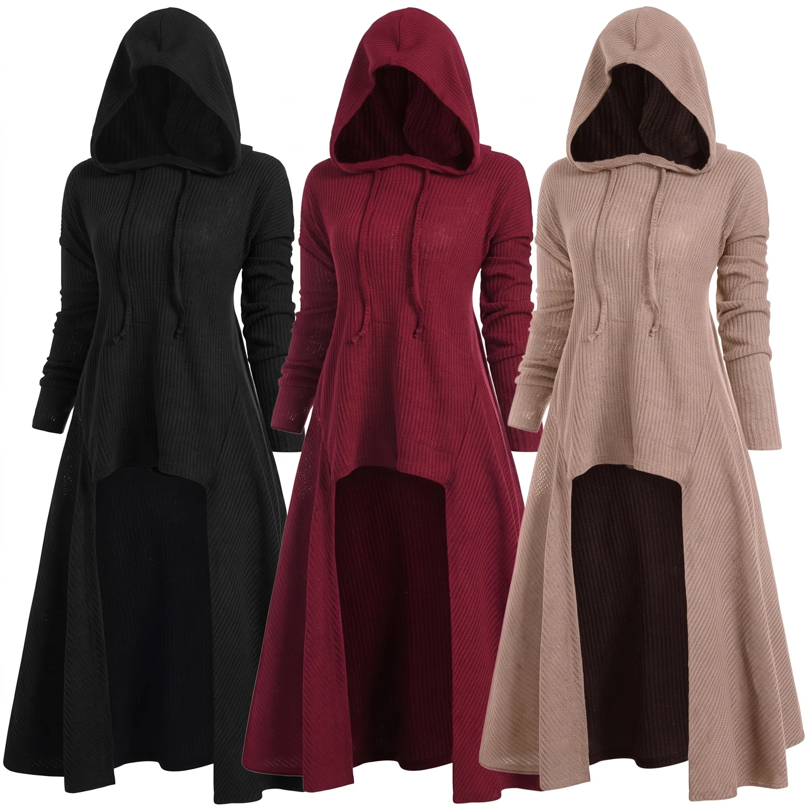 Hooded Long Cardigan manufactured by Aly Leather Co., Sialkot