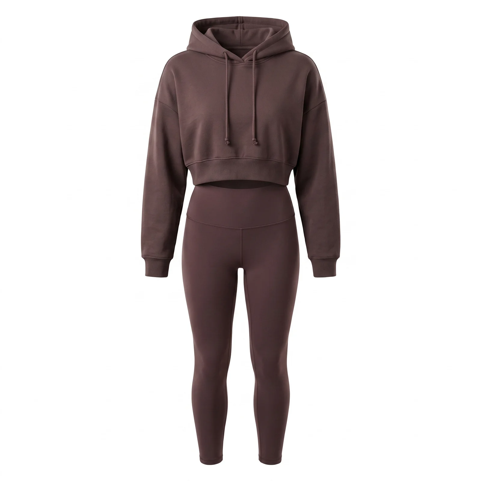 Cropped Hoodie and Leggings Set manufactured by Aly Leather Co., Sialkot